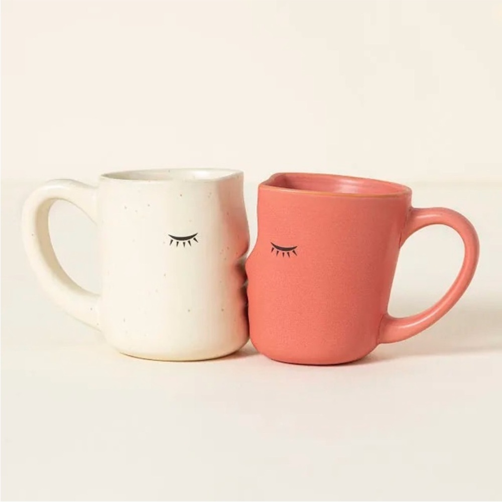 Uncommon Goods The Kissing Mugs Valentine’s Day mugs Couples Mugs wedding mugs